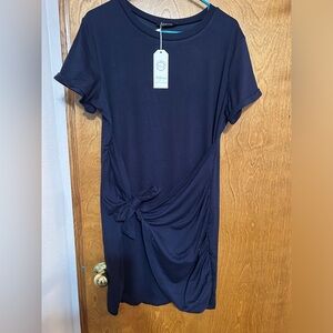 NWT women’s size large navy blue dress